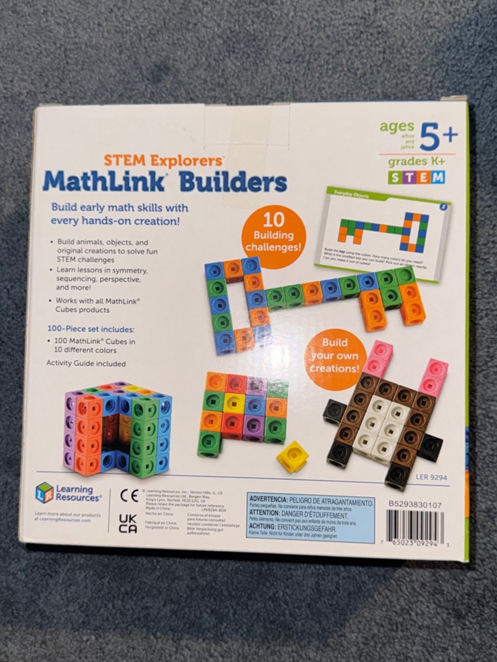 Learning Resources MathLink Builders STEM Set - Multicolor - Picture 2 of 4
